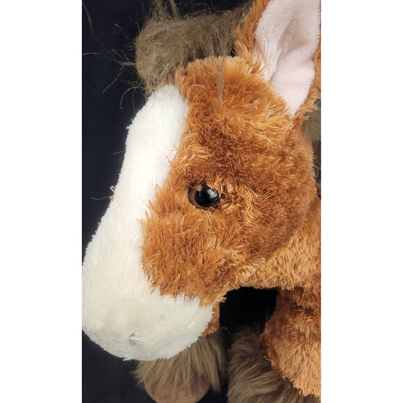 Vintage Retired Build-A-Bear Workshop Clydesdale Horse with Saddle - Picture 12 of 15